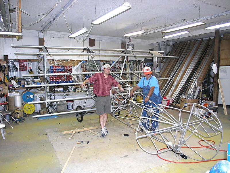 endday4.jpg - John and Jim - this is the end of one week at Roberts.