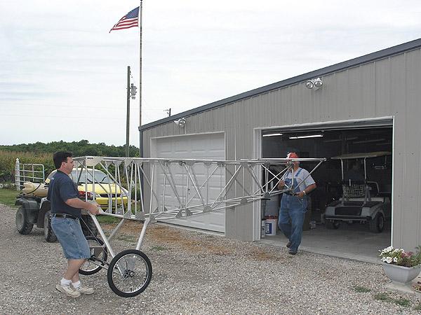 rollinforwings.jpg - Todd and Jim at Robert's - Day 3